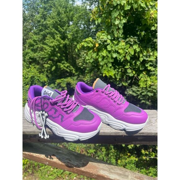 ROCKSTAR SNEAKERS (PURPLE HAZE) Men’s Sz 10 NIB - Picture 1 of 8